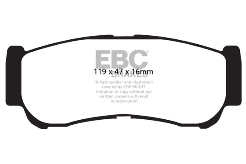 EBC Disc Brake Pad Set DP61982 Photo - Primary