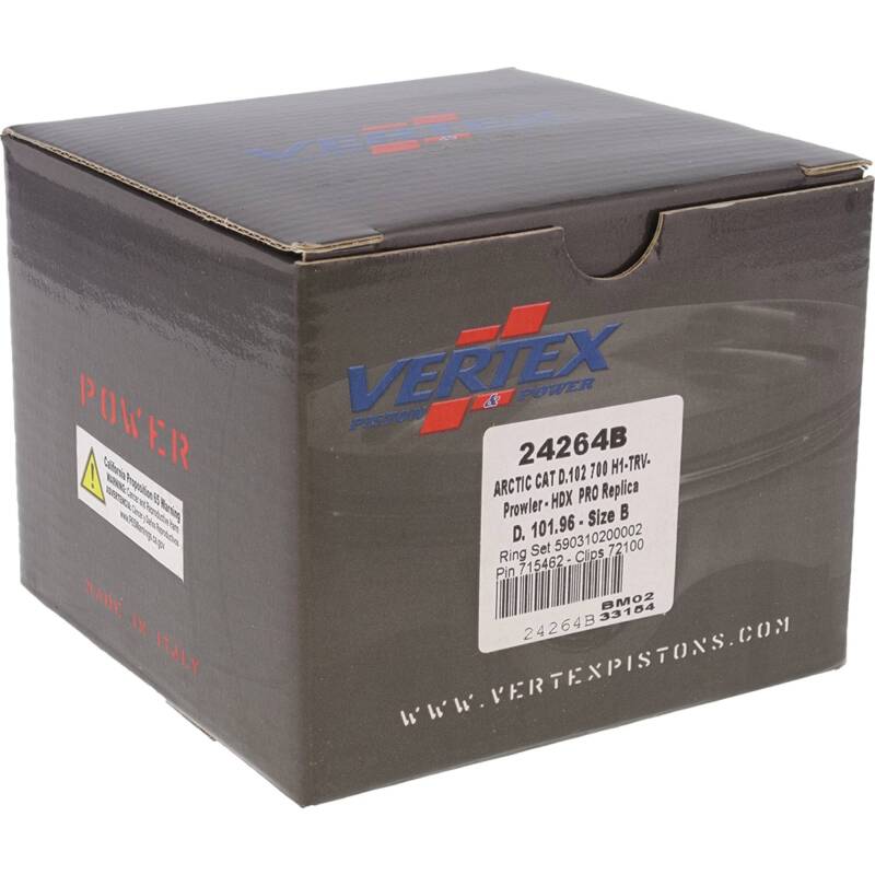 Vertex Pistons Vertex Piston 08-11 Arctic Cat 700 H1 EFI 700cc Forged Replica Piston Kit 24264B 24264B Photo - Primary