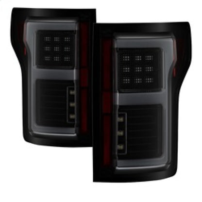 Spyder 15-18 Ford F-150 LED Tail Lights (w/Blind Spot) - Black Smoke (ALT-YD-FF15015BS-LBLED-BSM) 5085337 5085337 Photo - Primary