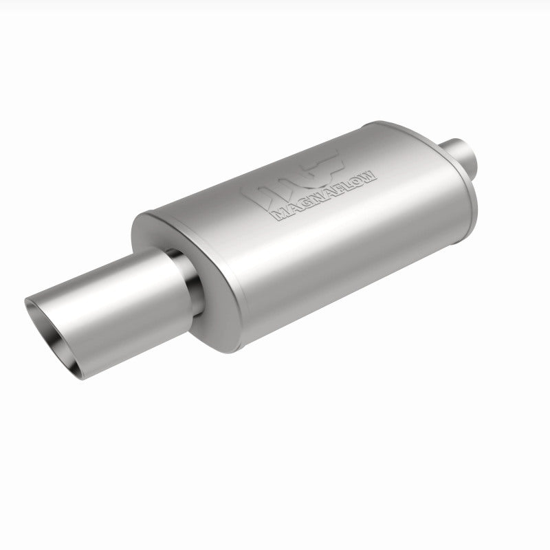 MagnaFlow 5" X 8" Oval Center/Center Performance Muffler With Tip 14829 360 Degree Image Set