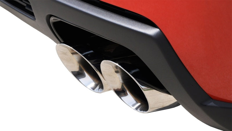 Corsa Performance 12-13 Chevrolet Camaro Coupe ZL1 6.2L V8 Polished Sport Cat-Back + XO 14971 Photo - Mounted