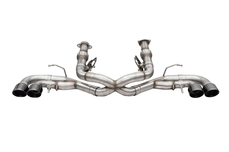 Corsa 2020 Corvette C8 3in Xtreme Cat-Back Exhaust 4.5in Black Quad Tips - Deletes stock AFM Valve 21104BLK 21104BLK Photo - Primary