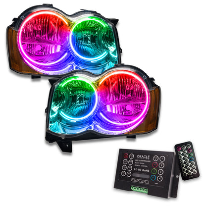ORACLE Lighting Oracle 08-10 Jeep Grand Cherokee SMD HL (Non-HID) - ColorSHIFT w/ 2.0 Controller 7068-333 7068-333 Photo - Primary