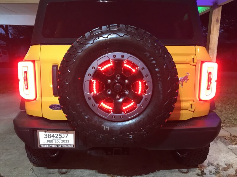 ORACLE Lighting Oracle LED Illuminated Wheel Ring 3rd Brake Light - Red 4211-003 4211-003 Photo - lifestyle view