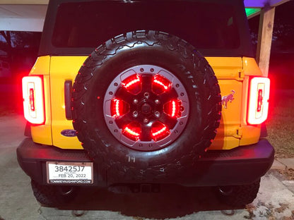 ORACLE Lighting Oracle LED Illuminated Wheel Ring 3rd Brake Light - Red 4211-003 4211-003 Photo - lifestyle view