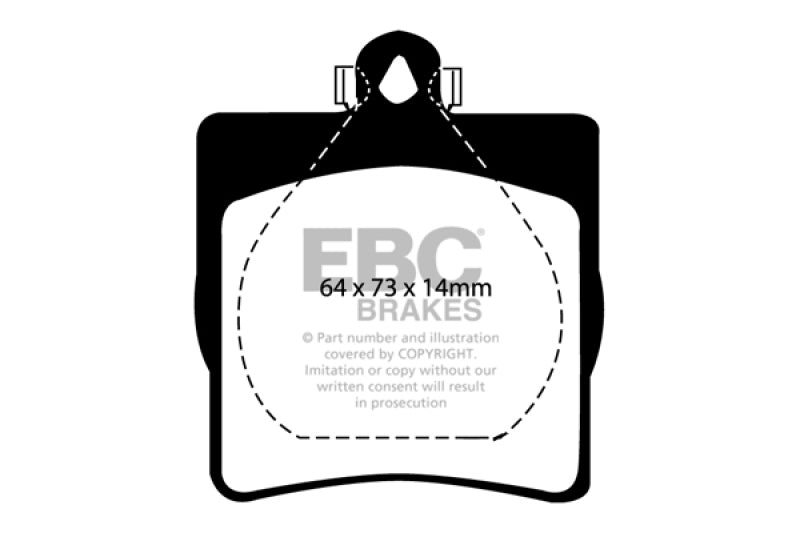 EBC Disc Brake Pad Set DP41191R Photo - Primary