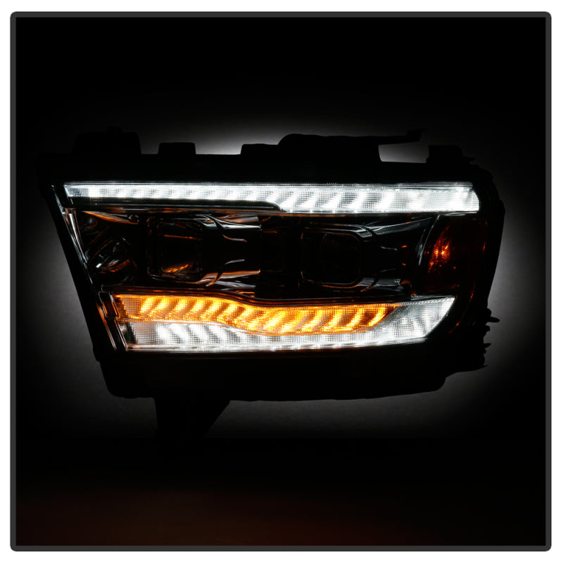 Spyder Dodge Ram 19-20 Halogen Model Projector Headlights Chrome PRO-YD-DR19HALSI-SEQ-C 5087409 5087409 User 5