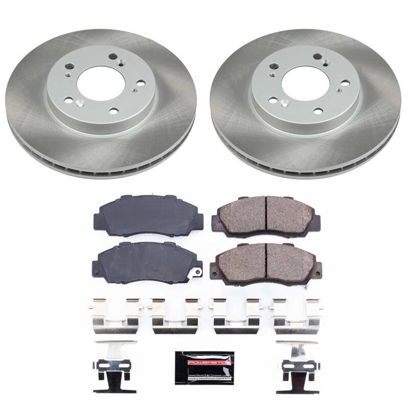 PowerStop Power Stop 96-99 Isuzu Oasis Front Semi-Coated Rotor Kit SC704 SC704 Photo - Primary