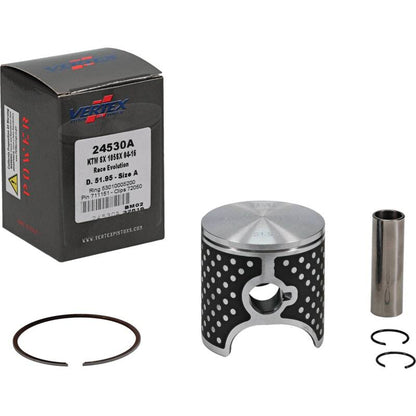 Vertex Pistons Vertex Piston 04-11 KTM 105 SX 105cc Cast Race Evolution Stroker Piston Kit 112cc 15mm 24530A 24530A Photo - Primary