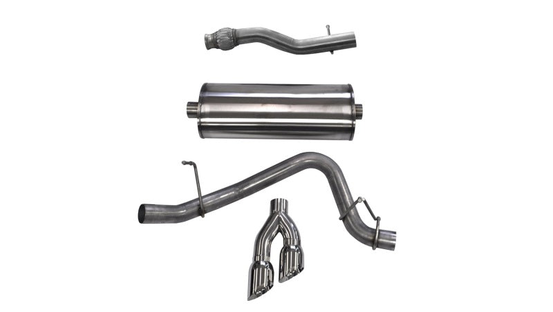 Corsa Performance 2015 GMC Yukon XL 1500 5.3L V8 3in Cat-Back Single Side Exit Twin 4in 14748 Photo - Primary