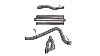 Corsa Performance 2015 GMC Yukon XL 1500 5.3L V8 3in Cat-Back Single Side Exit Twin 4in 14748 Photo - Primary