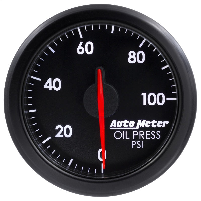 Autometer 2-1/16" Oil Press, 0-100 Psi, Airdrive, Black 9152-T User 1