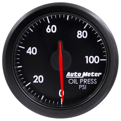 Autometer 2-1/16" Oil Press, 0-100 Psi, Airdrive, Black 9152-T User 1