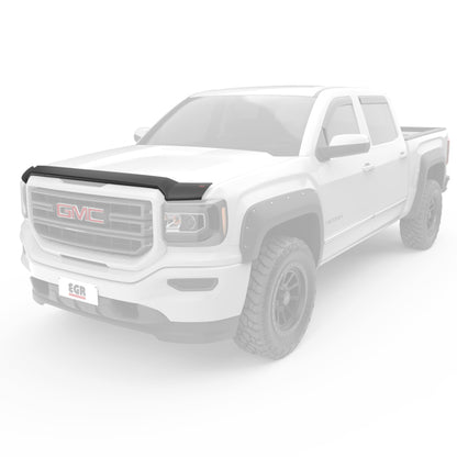 EGR 14+ GMC Sierra Superguard Hood Shield - Matte (301585) 301585 301585 Photo - Mounted