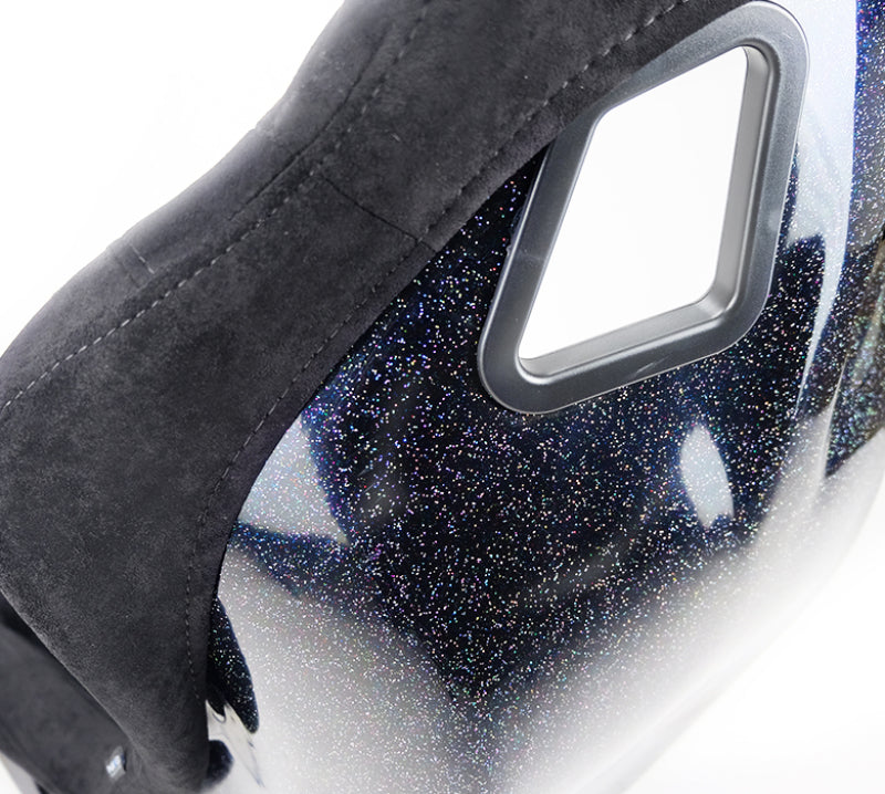 NRG FRP Bucket Seat Prisma Edition w/ Pearlized Back (Medium) FRP-303BK-PRISMA FRP-303BK-PRISMA Photo - Primary