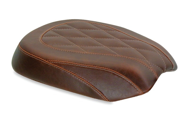 Mustang Motorcycle Mustang 06-17 Harley Softail Wide Tire (200mm)Wide Tripper Passenger Seat - Distressed Brown 76747 76747 Photo - Primary