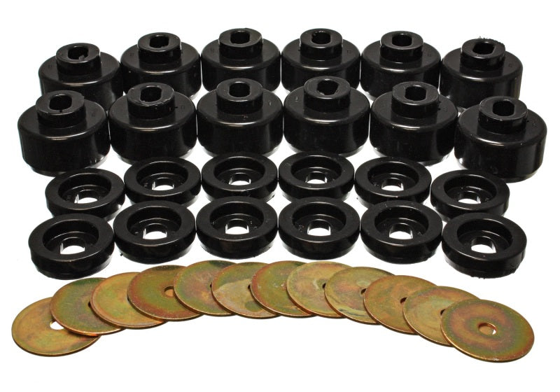 Energy Suspension Body Mount Set Black Cadillac Escalade Base 2000-2006 3.4156G Photo - Primary