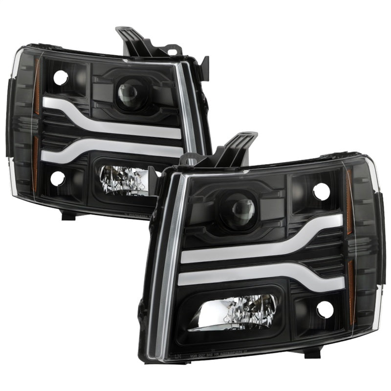 Spyder Chevy Silverado 1500 07-13/2500HD/3500HD 07-14 LED Black PRO-YD-CS07V3PL-BK 5087614 5087614 Photo - Primary