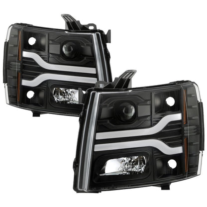 Spyder Chevy Silverado 1500 07-13/2500HD/3500HD 07-14 LED Black PRO-YD-CS07V3PL-BK 5087614 5087614 Photo - Primary