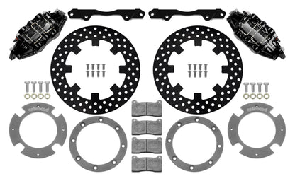 Wilwood 17-21 Can-Am X3RS Black 6-Piston Front Kit 11.25in - Drilled Rotors 140-16628-D 140-16628-D User 1