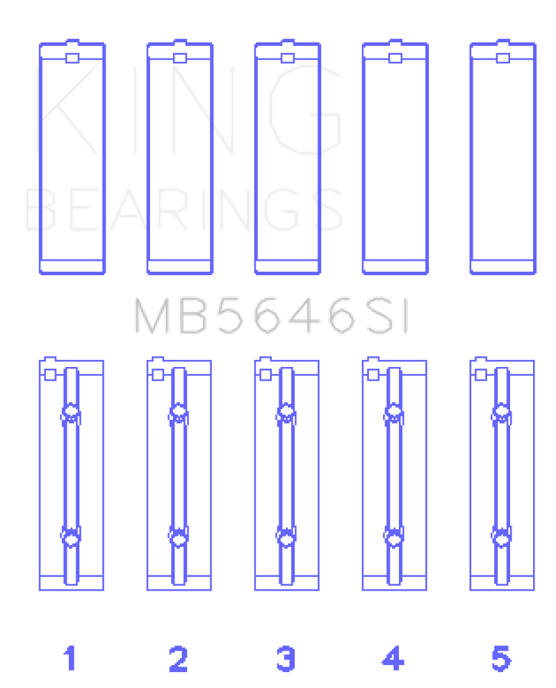 King Engine Bearings KING Main Bearings Engine Components Bearings main image