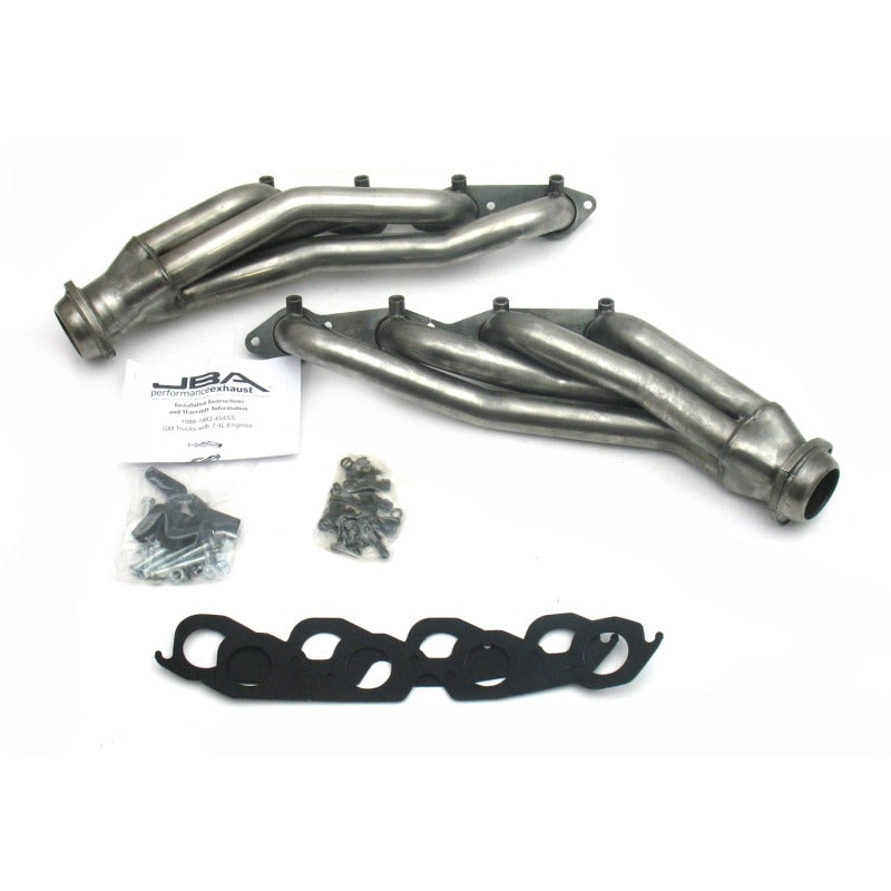 JBA 88-93 GM Truck 7.4L BBC w/A.I.R. 1-3/4in Primary Raw 409SS Cat4Ward Header 1822S-2 1822S-2 Photo - Primary