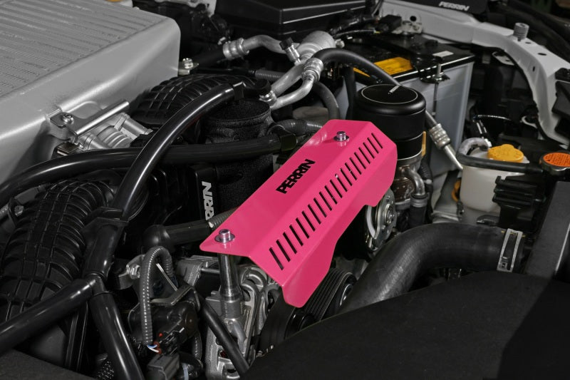 Perrin Performance Perrin 22-23 Subaru WRX Pulley Cover (Short Version - Works w/AOS System) - Hyper Pink PSP-ENG-154HP PSP-ENG-154HP User 1