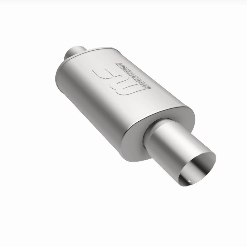 MagnaFlow 5" X 8" Oval Center/Center Performance Muffler With Tip 14834 360 Degree Image Set