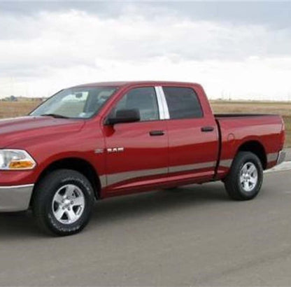 Putco 03-08 RAM 1500/2500/3500 Reg Cab 8ft LWB - 6in Wide -10pcs Stainless Steel Rocker Panels 9751307 9751307 Photo - Primary
