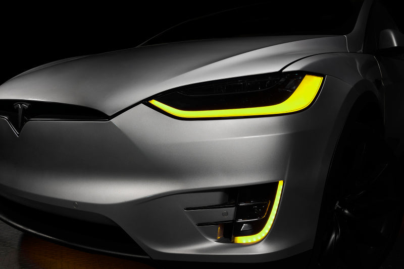 ORACLE Lighting 16-21 Tesla Model X Dynamic ColorSHIFT Headlight & Fog Light DRL Upgrade Kit 1467-332 1467-332 Photo - Mounted