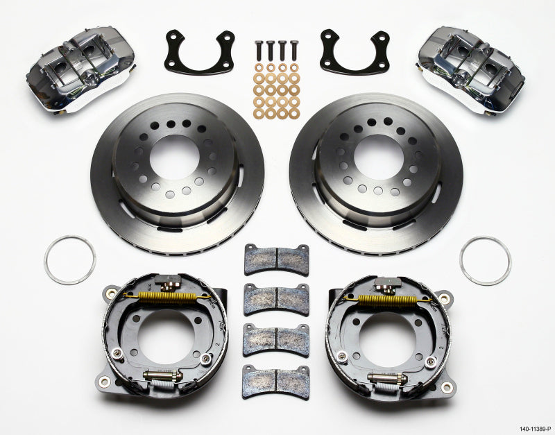 Wilwood Dynapro Low-Profile 11.00in P-Brake Kit-Polish New Big Ford 2.50in Offset 140-11389-P 140-11389-P Photo - Primary