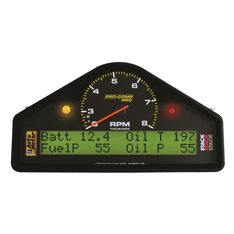 Autometer Pro-Comp Race Dash 0-8k RPM/Speed/Oil Press & Temp/WaterTemp/Fuel Pressure/Battery Gauge 6011 6011 Photo - Primary