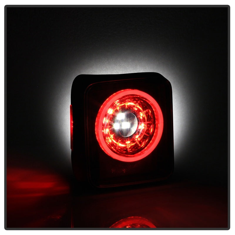 Spyder 19-20 Jeep Wrangler - Full LED Tail Lights - Seq Turn Signal - Black ALT-YD-JW19-SEQ-BK 5086174 5086174 Photo - Unmounted