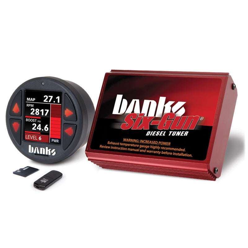 Banks 04-05 Chevy/GMC 2500/3500 6.6L LLY Six-Gun Diesel Tuner w/ iDash-1.8 DataMonster 61442 61442 Photo - Primary