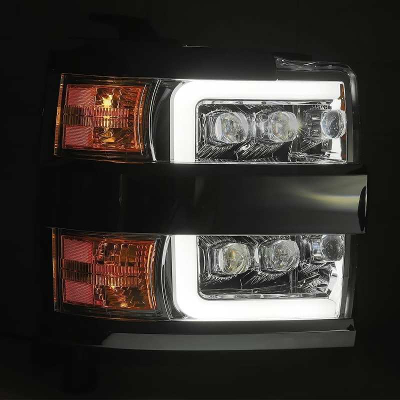 AlphaRex 15-18 Chevy 2500HD NOVA LED Proj Headlights Plank Style Black w/Activ Light/Seq Signal/DRL 880227 880227 User 3