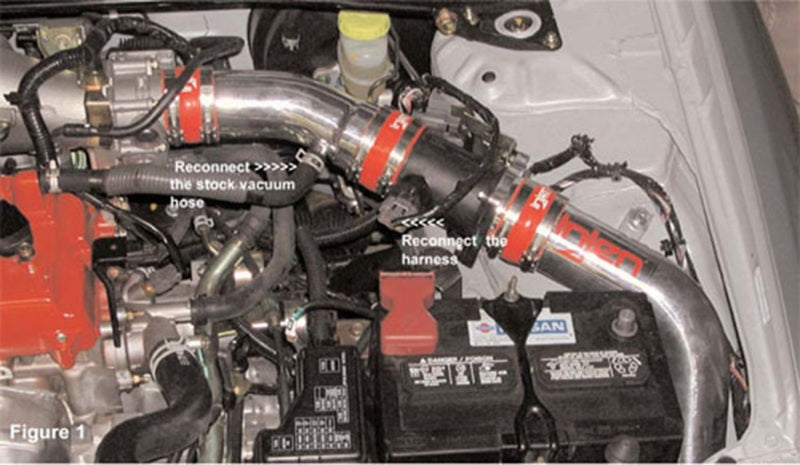 Injen Nissan Sentra SER Spec V 2.5L (CARB 02-04 Only) Black Cold RD1966BLK Photo - Mounted