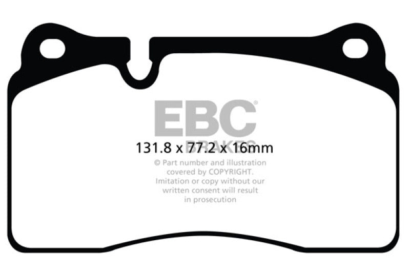 EBC Disc Brake Pad Set DP42070R Photo - Primary