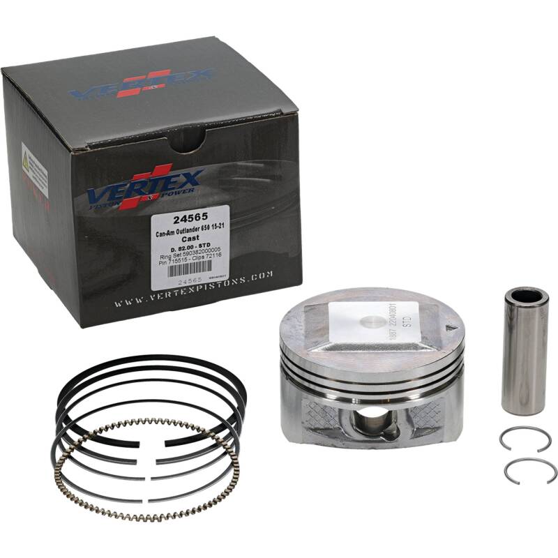 Vertex Pistons Vertex Piston 04-05 Can-Am Outlander 330 2x4 330cc Cast Replica Piston Kit 24565 24565 Photo - Primary