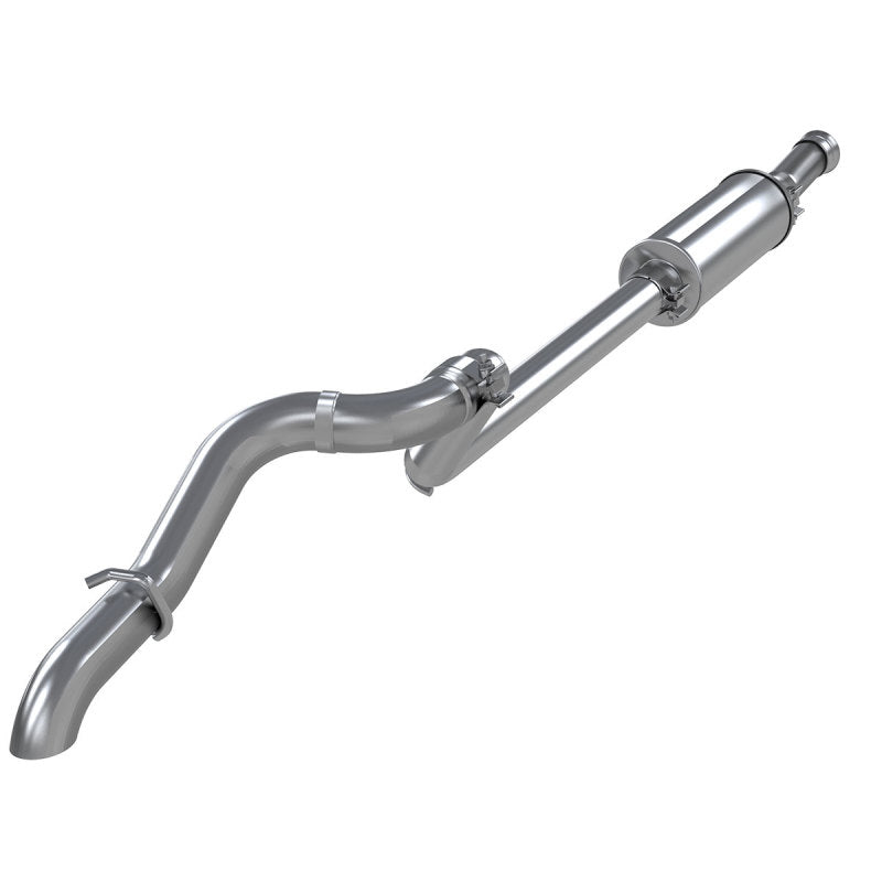 MBRP 18-20 Jeep Wrangler JL 2.5in Single Rear Exit Cat Back Exhaust - Aluminum S5533AL S5533AL Photo - Primary