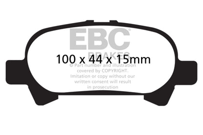 EBC Disc Brake Pad Set DP21715 Photo - Primary