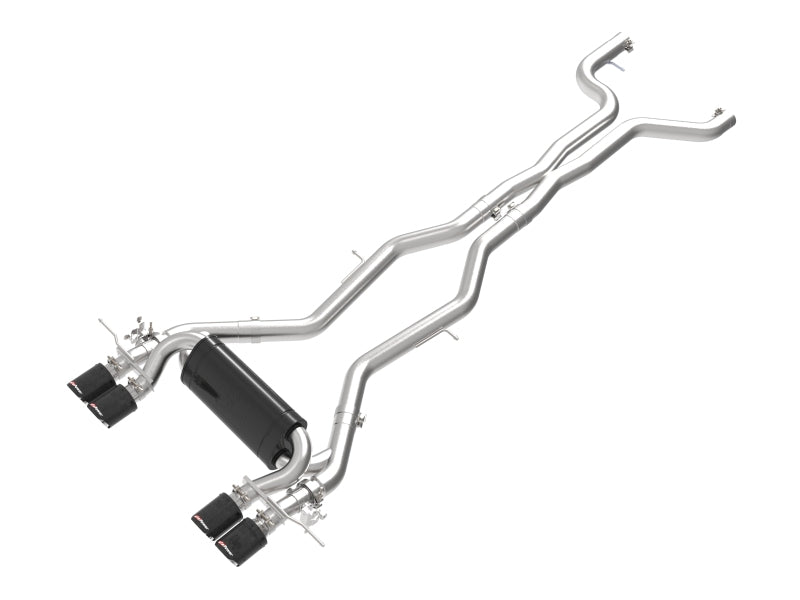 aFe 23-25 BMW M2 L6-3.0L (G87) MACH Force-Xp Cat-Back Exhaust w/ Carbon Fiber Tip 49-36353-C 49-36353-C Photo - Primary
