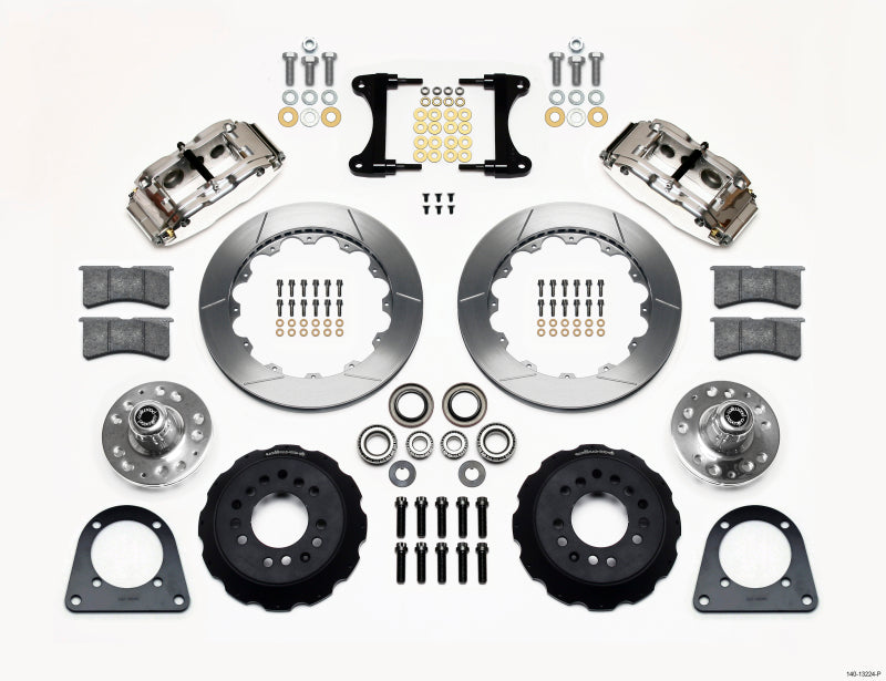 Wilwood Narrow Superlite 6R Front Hub Kit 12.88in Polished TCI-IFS 71-78 (Pinto Based) 140-13224-P 140-13224-P Photo - Primary