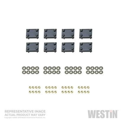 Westin 2008-2012 Ford/Mazda/Mercury Escape/Tribute Premier Oval Nerf Step Bar Mount Kit - Black 22-1785 22-1785 Photo - Primary
