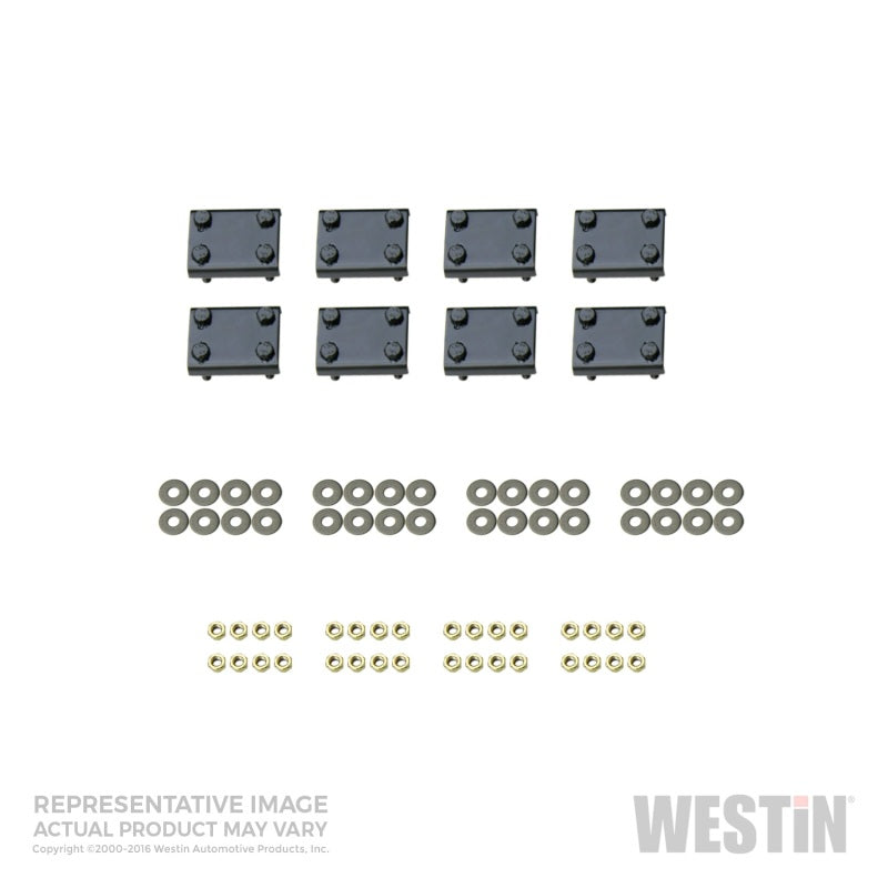 Westin 2007-2014 Ford/Lincoln Edge Premier Oval Nerf Step Bar Mount Kit - Black 22-1805 22-1805 Photo - Primary