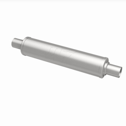 MagnaFlow 4" Round Center/Center Straight Through Performance Muffler 10424 360 Degree Image Set