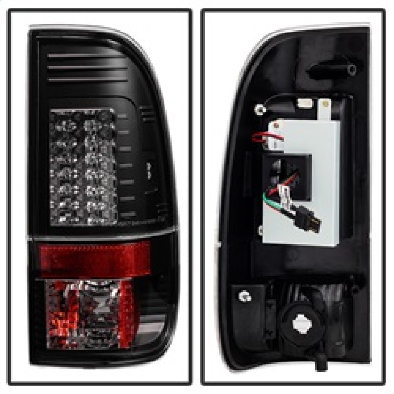 Spyder Ford Super Duty 08-15 Version 2 LED Tail Lights Black ALT-YD-FS07-LED-G2-BK 5029188 5029188 Photo - Unmounted