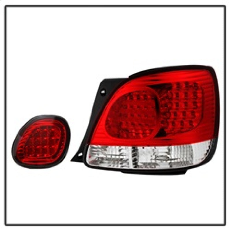 Spyder Lexus GS 300/400 98-05 LED Tail Lights Red Clear ALT-YD-LGS98-LED-RC 5005731 5005731 Photo - Unmounted