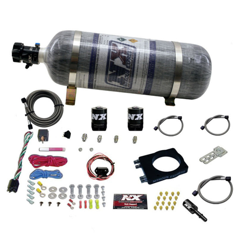 Nitrous Express 90mm Hemi Plate System (50-400hp) w/12lb Bottle 20990-12 20990-12 Photo - Primary