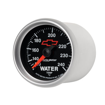 Autometer Gauge, Water Temp, 2 1/16", 120-240 Geg. F Mechanical, Gm Bowtie Black 3632-00406 User 3