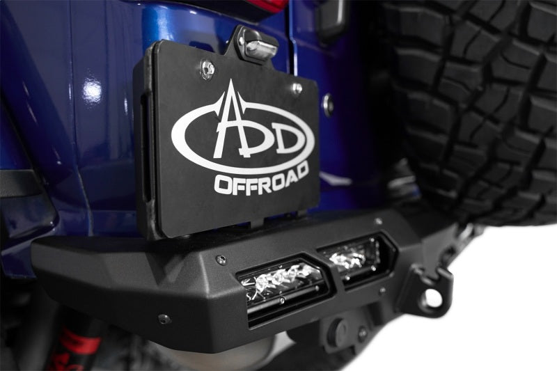 Addictive Desert Designs ADD 18-24 Jeep Wrangler JL Phantom Rear Bumper R960191190103 R960191190103 Photo - Mounted